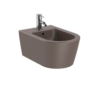 Bideu Inspira suspendat, din portelan, forma rotunda