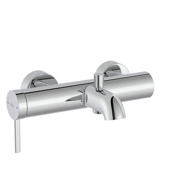 Baterie cada-dus ONA cu divertor automat, Crom