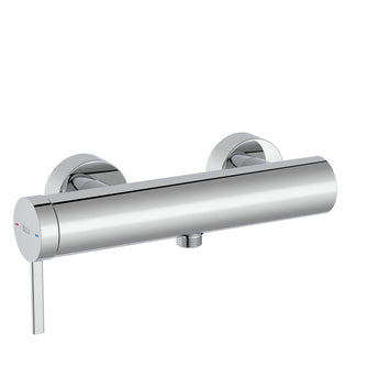 Baterie de dus ONA montata pe perete, Crom