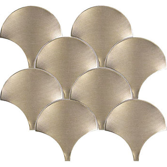 Mozaic GRAVITY ALUMINIUM SHELL GOLD 24,4 cm x 26,4 cm