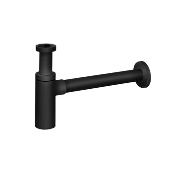 Conector de evacuare pentru lavoare, Negru mat