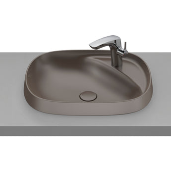 Lavoar in blat FINECERAMIC®, 60 cm, Coffee