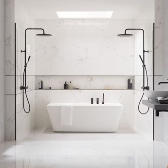 Gresie portelanata Carrara Blanco Natural, 59,6 cm x 59,6 cm