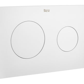 PL10 DUAL - Placa de actionare cu dubla comanda pentru rezervor ascuns, finisaj Matt White