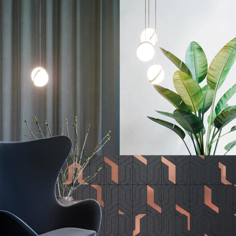 Mozaic FOCUS BLACK COPPER 28 cm x 29 cm