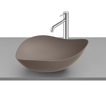 Lavoar pe blat FINECERAMIC® 54 x 37,5 x 18,5 cm, Coffee