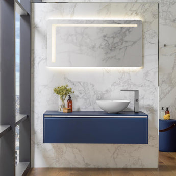 Faianta portelanata Dolomiti, 59,6 cm x 150 cm, alb