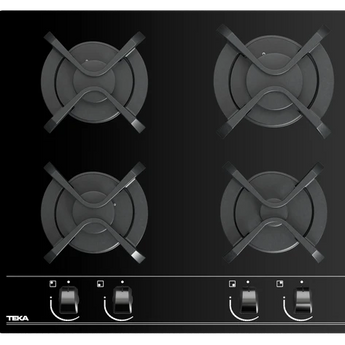 Plita pe gaz din cristal 60 cm GBC 64000 BK
