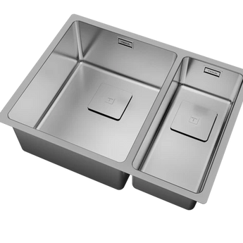 Chiuveta “PureLine” din inox, 2 cuve, ForLinea RS15 2B 580, 60cm