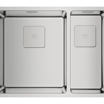 Chiuveta “PureLine” din inox, 2 cuve, ForLinea RS15 2B 580, 60cm