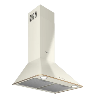 Hota semineu design vertical, forma piramida, 60 cm, DOS 60.2 VANILLA