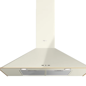 Hota semineu design vertical, forma piramida, 90 cm, DOS 90.2 VANILLA