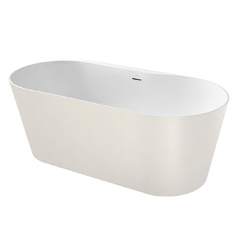 Cada de baie din Stonex®, freestanding. Include ventil click-clack si sifon, Beige