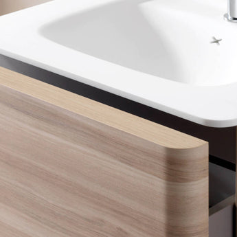 Set mobilier baie Radio Olmo Dark, 80 cm