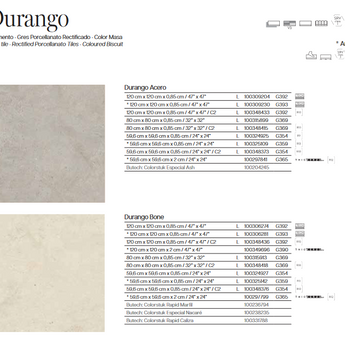 Gesie portelanata Durango Bone, 59,6 cm x 59,6 cm, crem