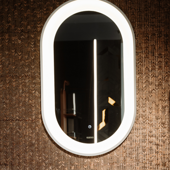 Oglinda KRION ARO 60 cm, White/Black