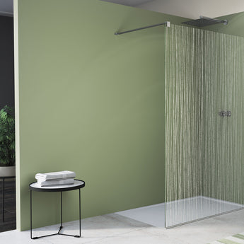 Paravan de dus EASY STR4P Vertical Lines, 100 x 200 cm